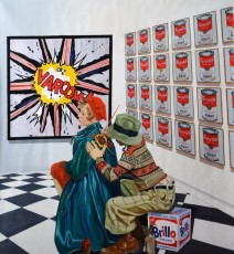 Rockwell meets Lichtenstien and Warhol 1, 2014, Gully, Opera Gallery Paris