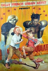Rockwell meets Warhol and basquiat 1, 2014, Gully, 160x110cm, Opera Gallery Paris