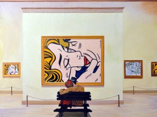 Rockwell meets lichtenstien 2,  2014, 120 x 159 cm, Gully, Opera Gallery Paris