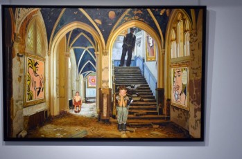 111-children-meet-lichtenstien-in-the-castle-1-90x150cm-2016