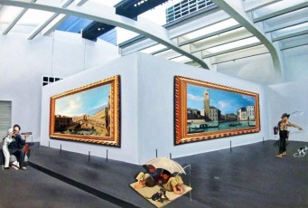 116-Children meet Canaletto 133x200cm 2016