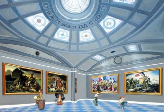 144- Children meet Géricault Delacroix and Buffet 1- 135x200cm 2016