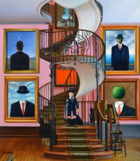 156-12-Gully present Magritte-12-130x100cm-2019