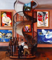 156-26-Pablo, Andy, Jean Michel meet Picasso, Basquiat, Warhol and Chagall 26-130x111cm-2021