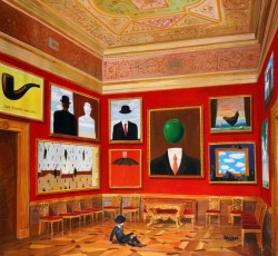 198-3-René meet Magritte - 137x150cm -2021