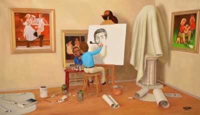 227-1-Self portrait by Norman 1-100x177cm-2021