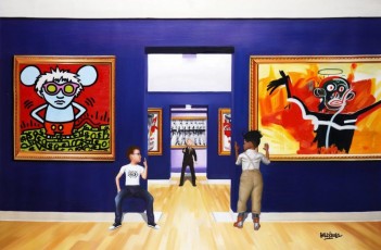 228-1-Keith, Andy and Jean Michel meet Haring, Warhol and Basquiat 1 - 100x150cm-2021