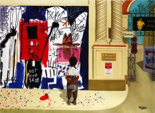 79-2-Jean-Michel meet Warhol 2-111x150cm-2021