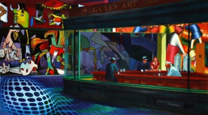 A12-35-Hommage NTHK Picasso, Malevitch and Vasarely 35-90x164cm-2021