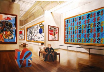 224-17-Jean-Michel and Andy meet Basquiat, Haring, Lichtenstein and Warhol 17 133x200cm