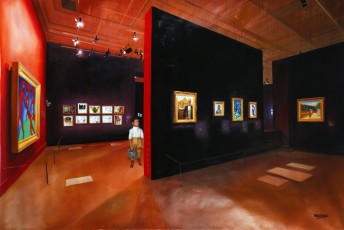 234-1-Jean-Michel meets Matisse, Basquiat, Van Gogh, Chagall and Hopper 1-133x200cm-2022