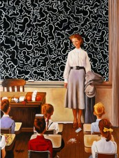 42-3-Norman Rockwell meet Keith Haring-130x100cm-2022