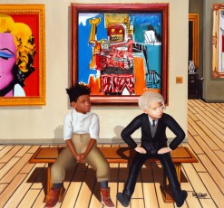 44-22 - Jean Michel and Andy Meet Warhol and Basquiat 22 - 112x120cm-2022
