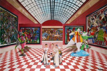 87-33-The children meet Combas and Saint Phalle 33-100x150cm-2022