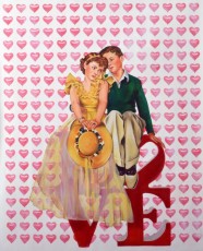 Rockwell meets Indiana 2, 2014, 831 × 1024 cm, Gully, Opera Gallery Paris