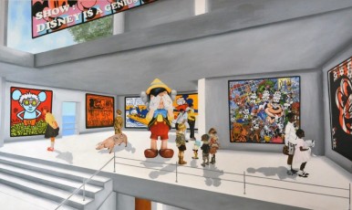 Children meet Disney’s art 1, 2014, 100x170cm, Gully, Opera Gallery Paris