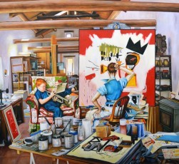 Rockwell meets Basquiat 1, 2014, 150x164 cm, Gully, Opera Gallery Paris