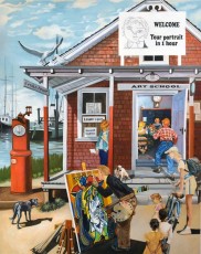 Dohanos meets art school 1, 2014, 150x122cm, Gully, Opera Gallery Paris