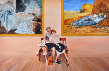 Rockwell meets art of sleeping 1, 2014, 170x110cm, Gully, Opera Gallery Paris