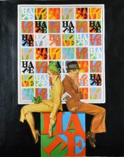 Rockwell meets Indiana 1, 2014, 100x81cm, Gully, Opera Gallery Paris