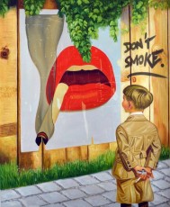 Leyendecker meets Wesselmann 1, 2014, 100x81cm, Gully, Opera Gallery Paris