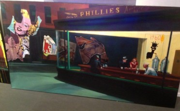 Hommage NTHK 8 - KT, 2012, 177x97cm, Gully, Opera Gallery Paris