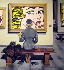Dohanos meet lichtenstein 1, 2013, 194x180cm, Gully, Opera Gallery Paris