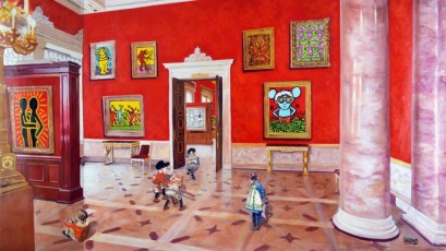 180-2-Children meet Keith Haring 2-112x200cm-2019