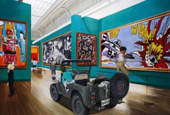 224-11-Andy, Pablo, Vincent, Norman, Jean-Michel meet Basquiat, Rothko, Picasso, Pollock, Lichtenstein 11 -100x150cm-2021