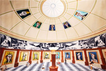 143-3- Gully and the Children meet Buffet and Picasso 3 - 100x150cm- 2022