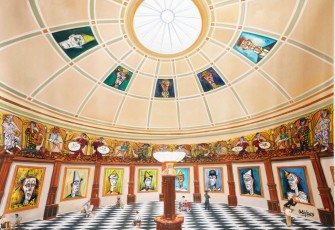 143-5- Gully and the Children meet Buffet and Picasso 3 - 100x150cm- 2023