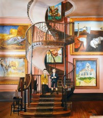 156-31-Vincent and Salvador meet Van Gogh and Dali 31-200x173cm-2023