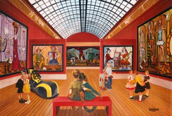 87-36-The children meet Buffet 36-100x150cm-2023 (2)